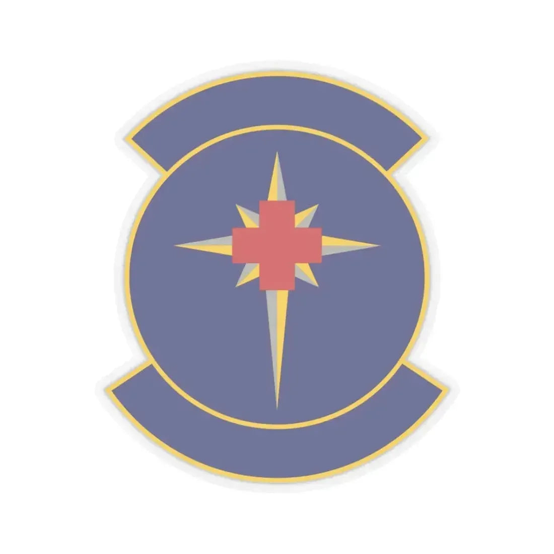 325 Medical Support Squadron ACC (U.S. Air Force) STICKER Vinyl Kiss-Cut Decal 3 Inch Transparent - The Sticker Space