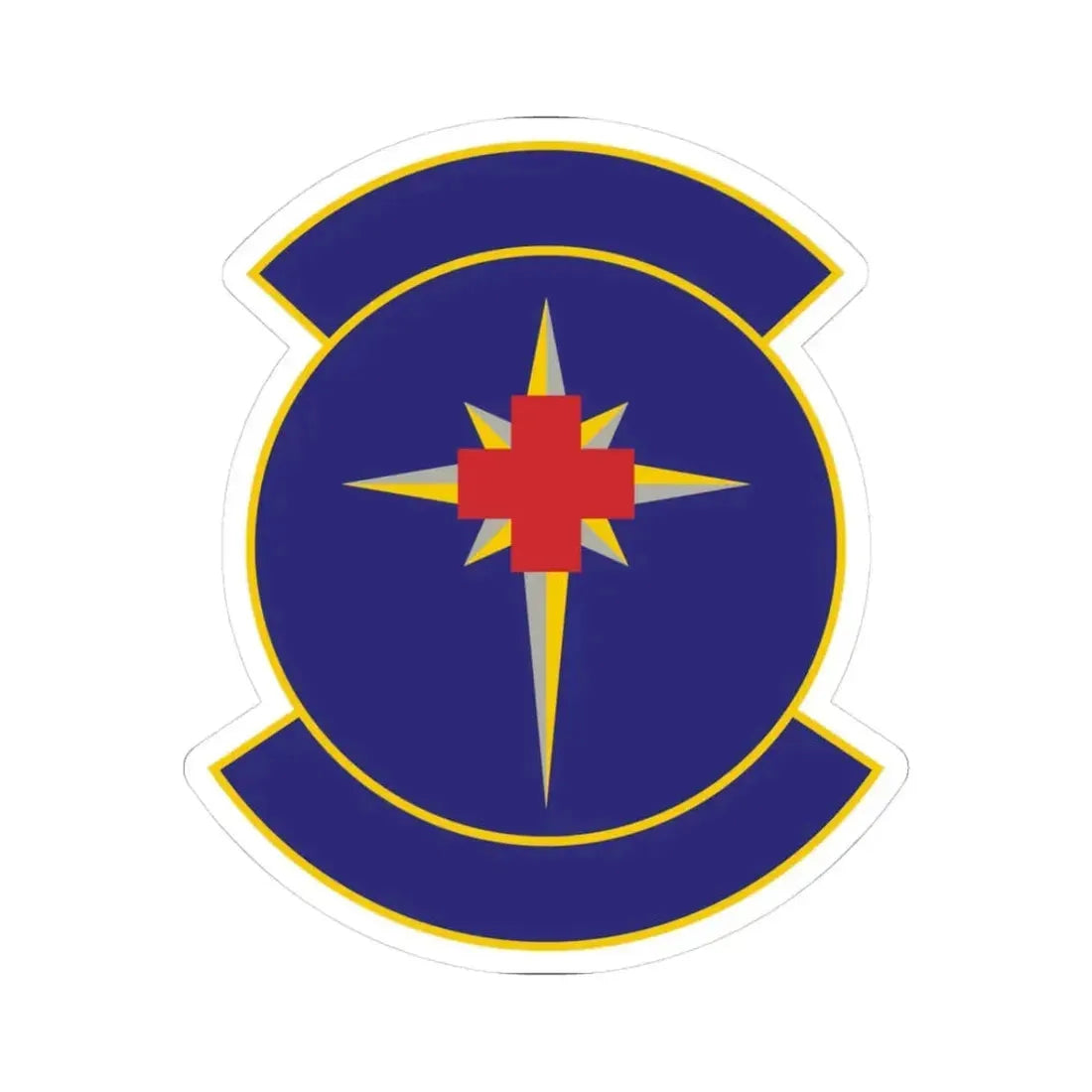 325 Medical Support Squadron ACC (U.S. Air Force) STICKER Vinyl Kiss-Cut Decal 3 Inch White - The Sticker Space