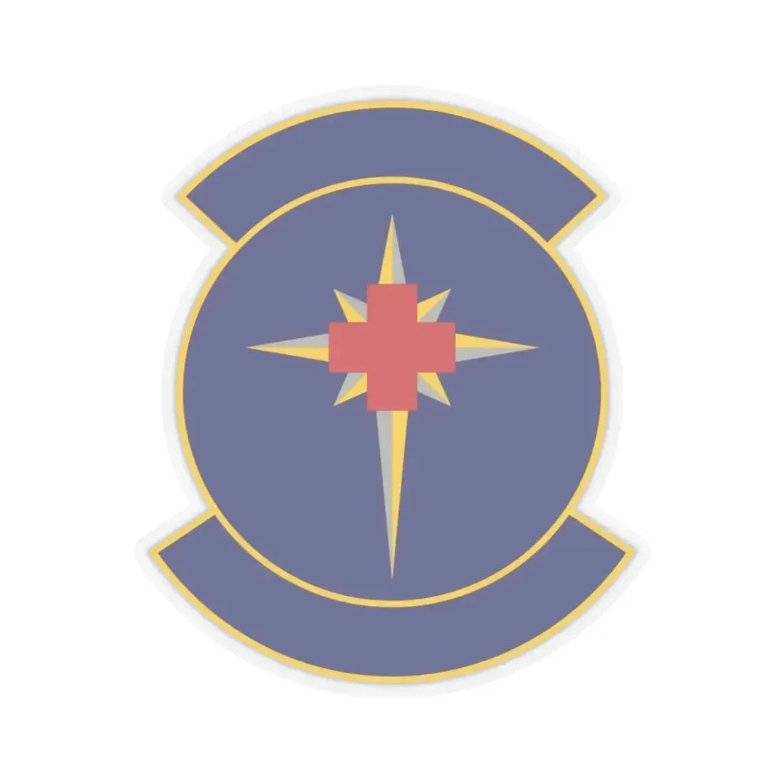 325 Medical Support Squadron ACC (U.S. Air Force) STICKER Vinyl Kiss-Cut Decal 4 Inch Transparent - The Sticker Space