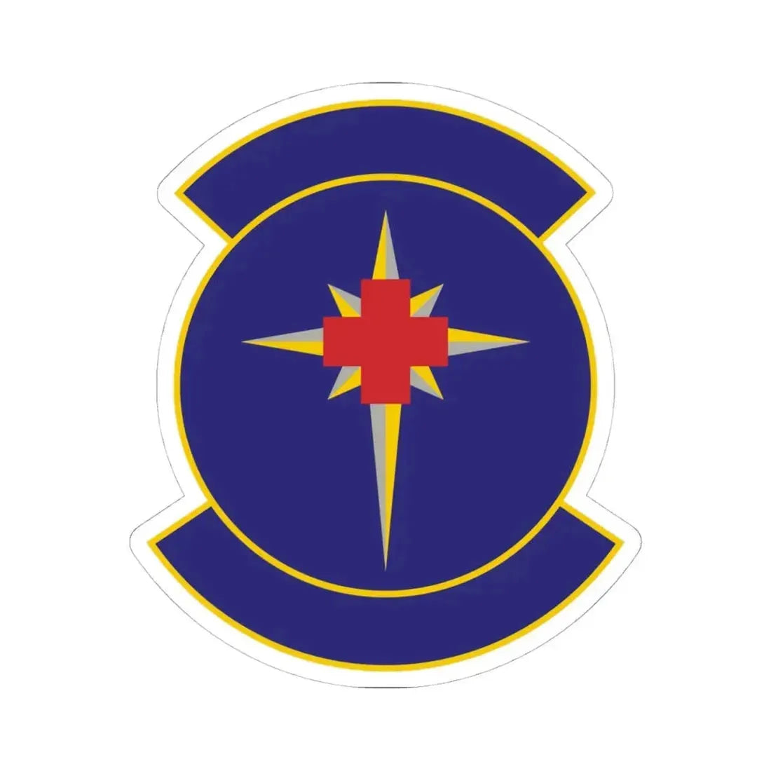 325 Medical Support Squadron ACC (U.S. Air Force) STICKER Vinyl Kiss-Cut Decal 4 Inch White - The Sticker Space