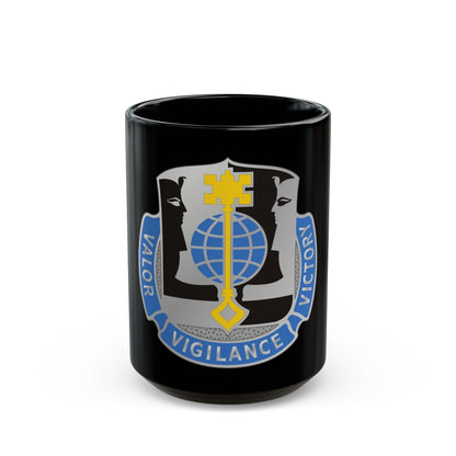 325 Military Intelligence Battalion (U.S. Army) Black Coffee Mug-15oz-The Sticker Space