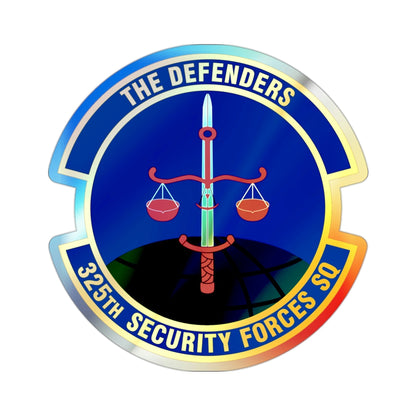 325 Security Forces Squadron ACC (U.S. Air Force) Holographic STICKER Die-Cut Vinyl Decal-2 Inch-The Sticker Space