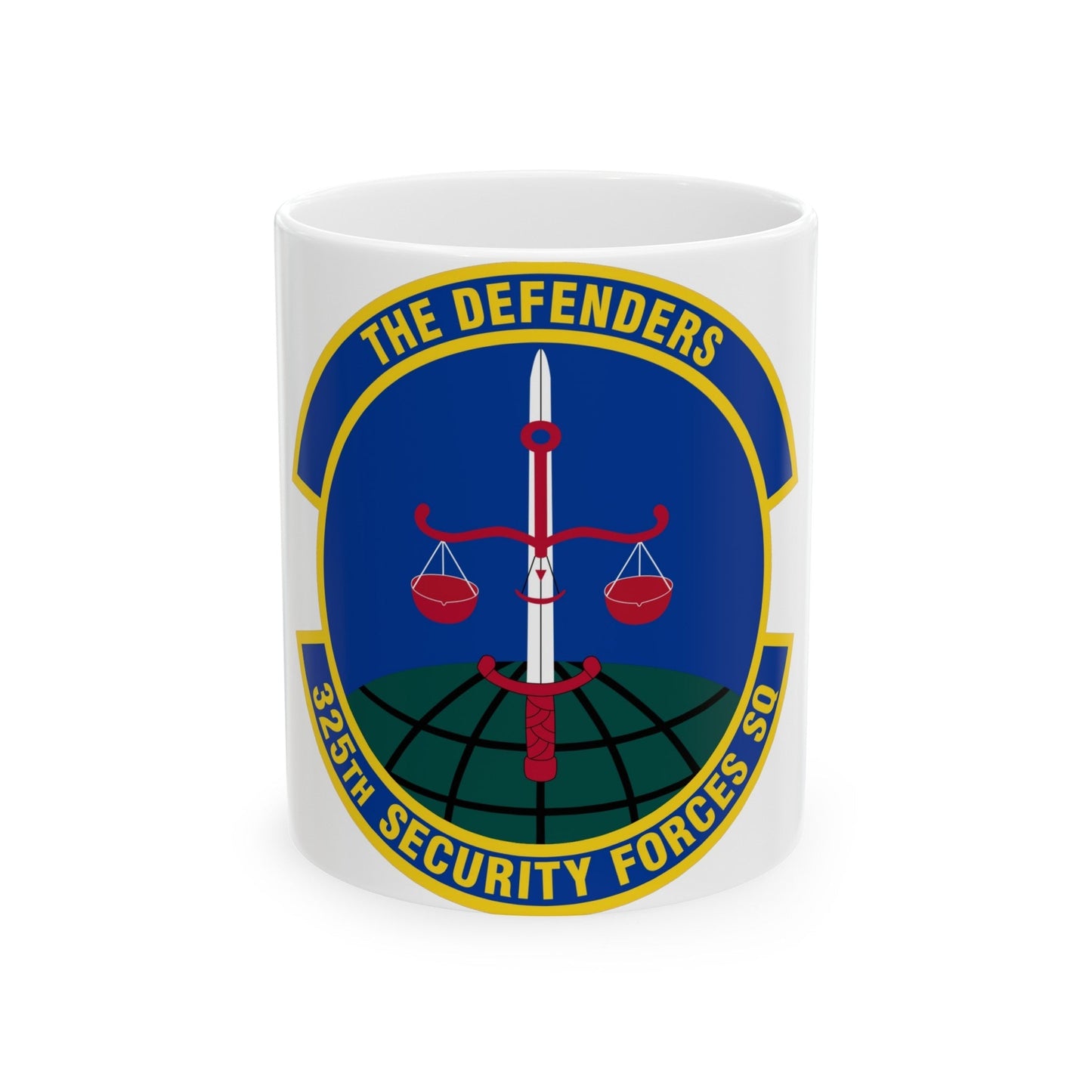 325 Security Forces Squadron ACC (U.S. Air Force) White Coffee Mug-11oz-The Sticker Space