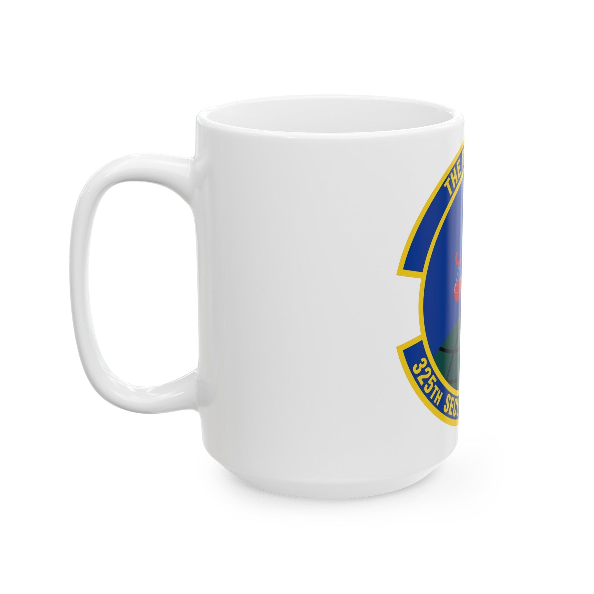 325 Security Forces Squadron ACC (U.S. Air Force) White Coffee Mug-The Sticker Space