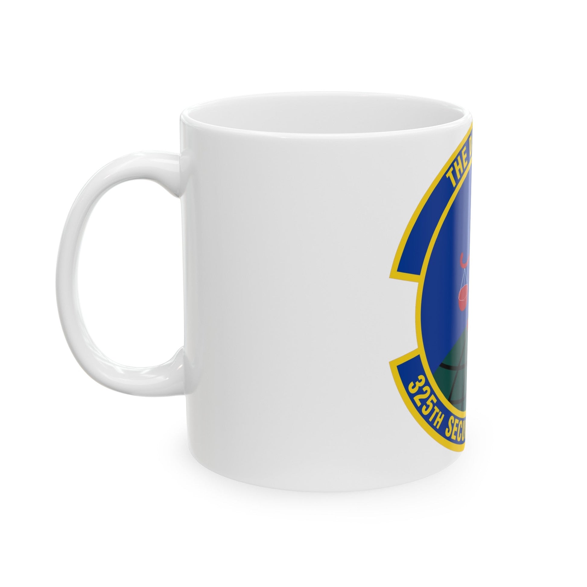 325 Security Forces Squadron ACC (U.S. Air Force) White Coffee Mug-The Sticker Space