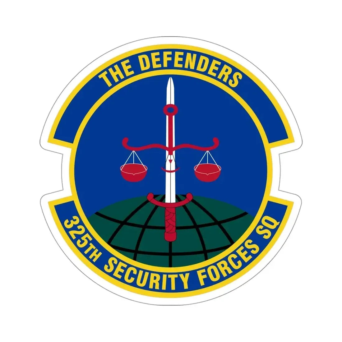 325 Security Forces Squadron ACC (U.S. Air Force) STICKER Vinyl Die-Cut Decal - The Sticker Space