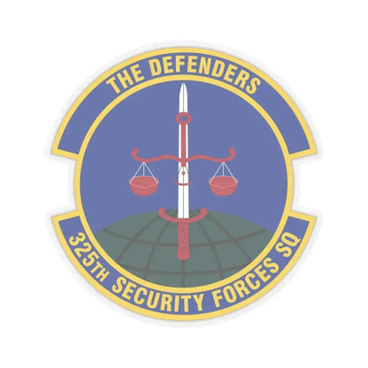 325 Security Forces Squadron ACC (U.S. Air Force) STICKER Vinyl Kiss-Cut Decal 6 Inch Transparent - The Sticker Space