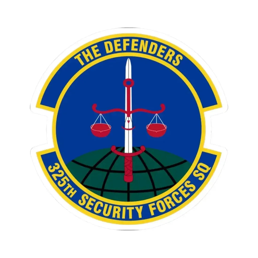 325 Security Forces Squadron ACC (U.S. Air Force) STICKER Vinyl Kiss-Cut Decal - The Sticker Space