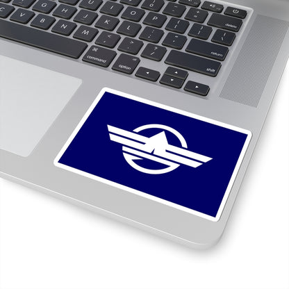Flag of Ōkuma Fukushima (Japan) STICKER Vinyl Kiss-Cut Decal