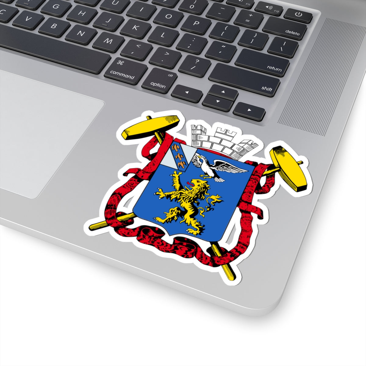 Belgorod COA Kursk Governorate 1893 (Russia) (Coat of Arms) STICKER Vinyl Kiss-Cut Decal