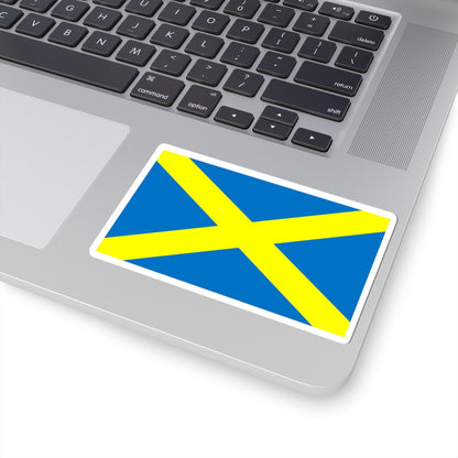 Saint Albans cross (England) STICKER Vinyl Kiss-Cut Decal