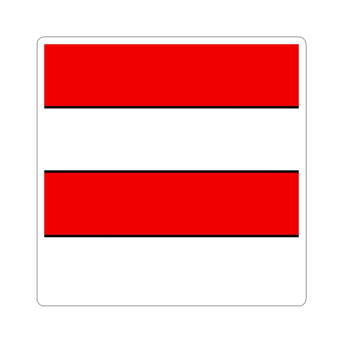 CHE Zofingen Flag (Switzerland) STICKER Vinyl Kiss-Cut Decal