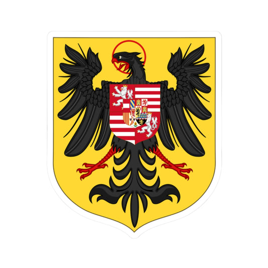 Arms of Ferdinand I and Maximilian II as Kings of the Romans (Germany) (Coat of Arms) STICKER Vinyl Kiss-Cut Decal