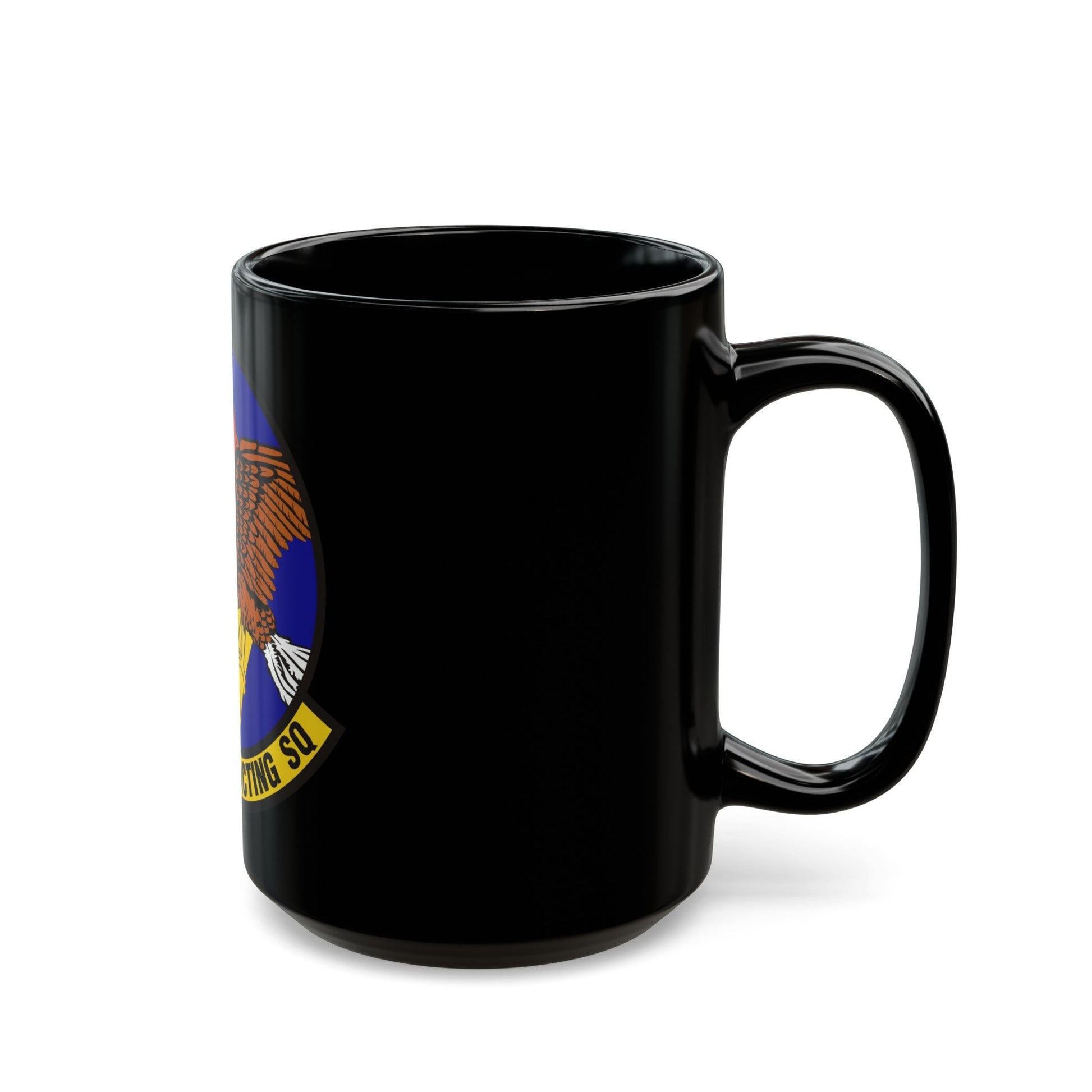 325th Contracting Squadron (U.S. Air Force) Black Coffee Mug-The Sticker Space