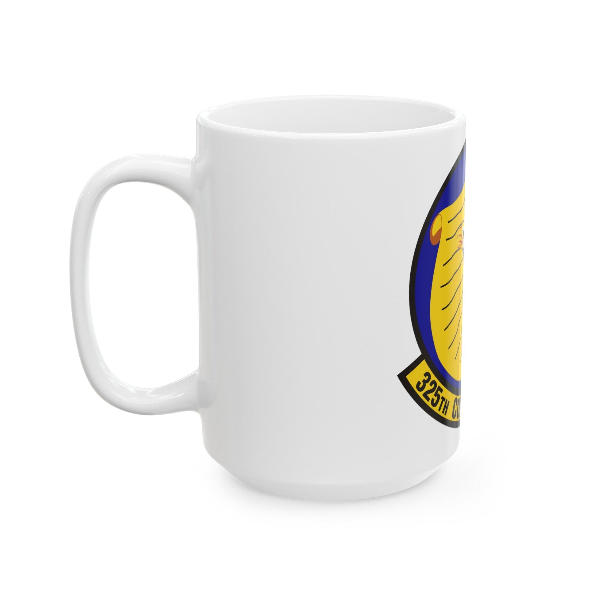 325th Contracting Squadron (U.S. Air Force) White Coffee Mug-The Sticker Space