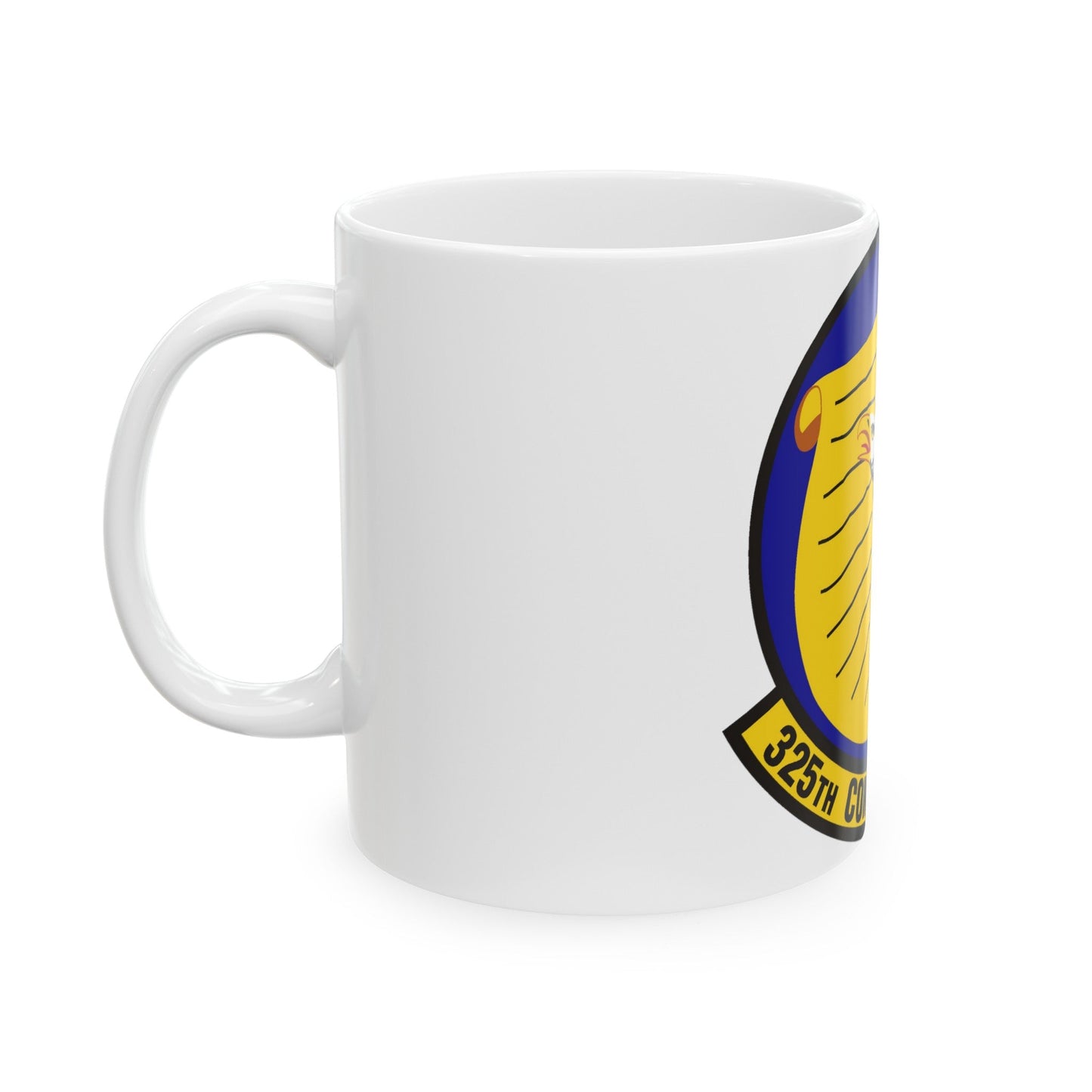 325th Contracting Squadron (U.S. Air Force) White Coffee Mug-The Sticker Space