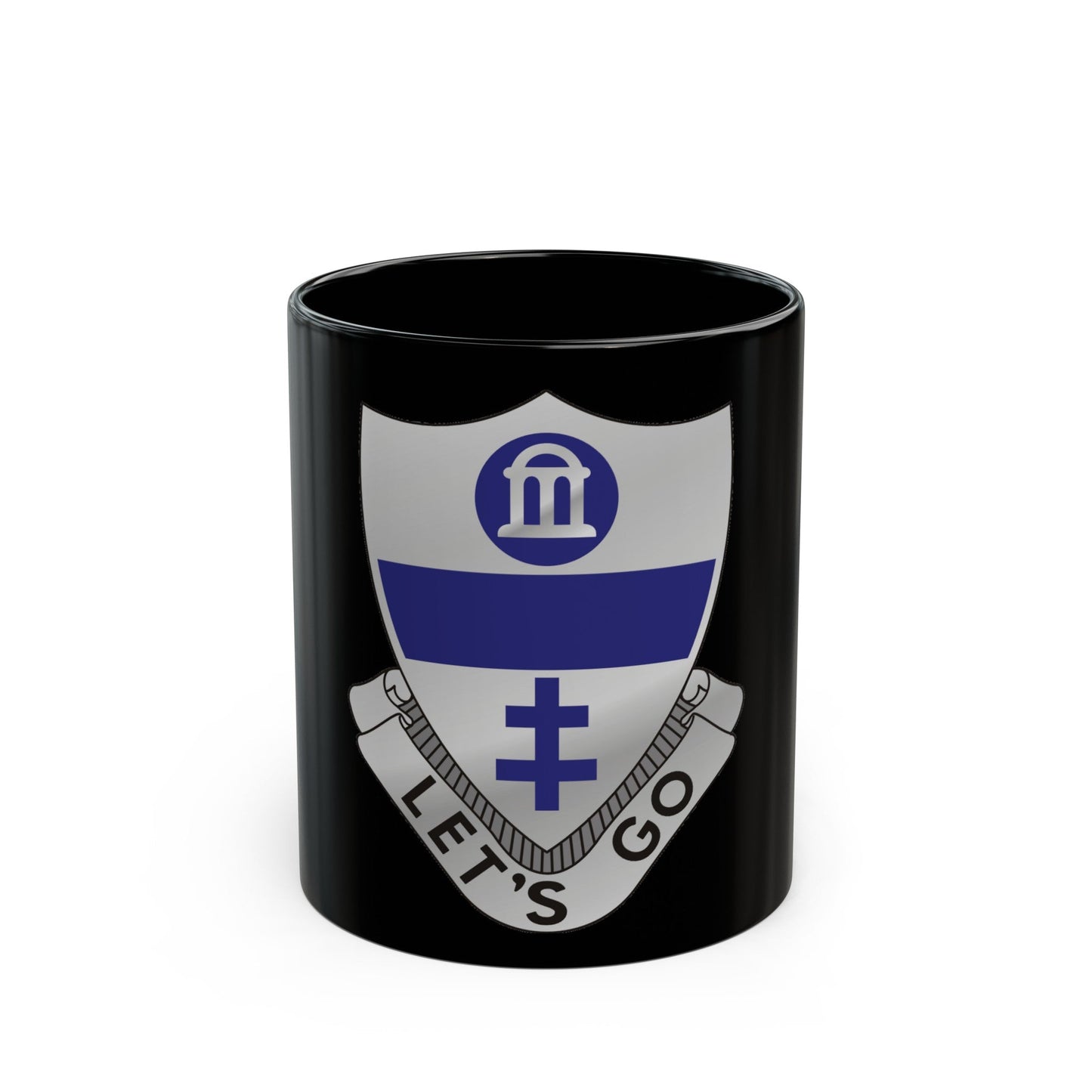 325th Infantry Regiment (U.S. Army) Black Coffee Mug-11oz-The Sticker Space