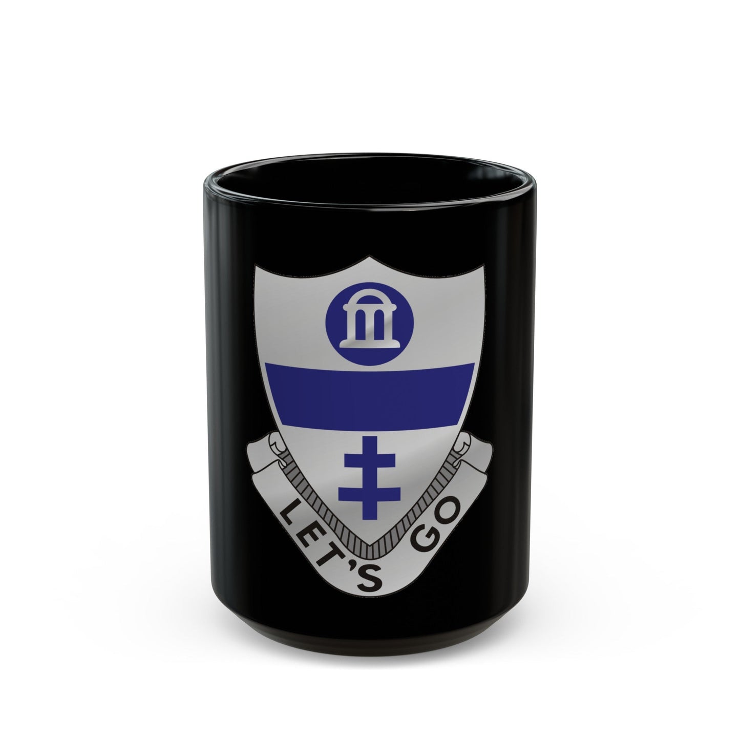 325th Infantry Regiment (U.S. Army) Black Coffee Mug-15oz-The Sticker Space