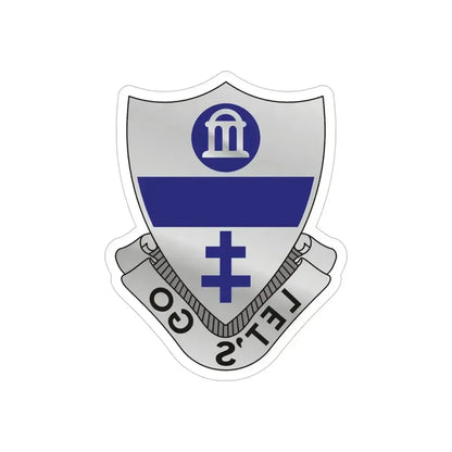 325th Infantry Regiment (U.S. Army) REVERSE PRINT Transparent Die-Cut STICKER 6 Inch Die-Cut Transparent - The Sticker Space
