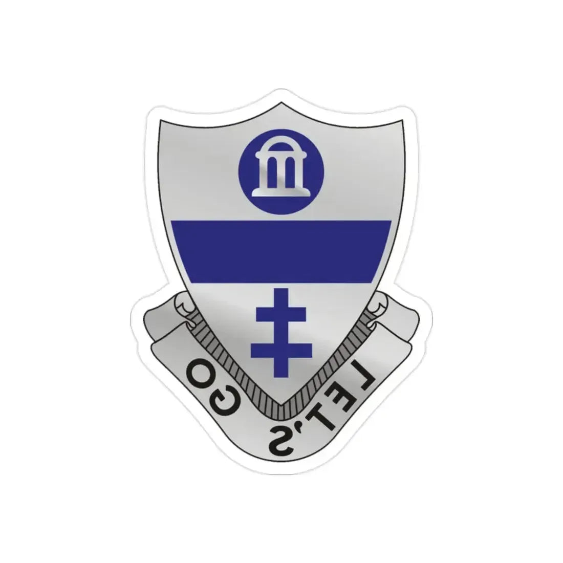 325th Infantry Regiment (U.S. Army) REVERSE PRINT Transparent Die-Cut STICKER - The Sticker Space