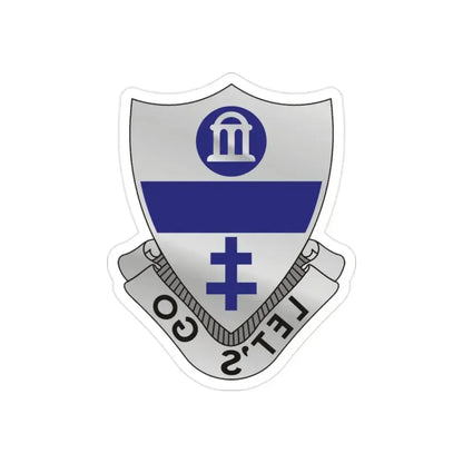 325th Infantry Regiment (U.S. Army) REVERSE PRINT Transparent Die-Cut STICKER - The Sticker Space