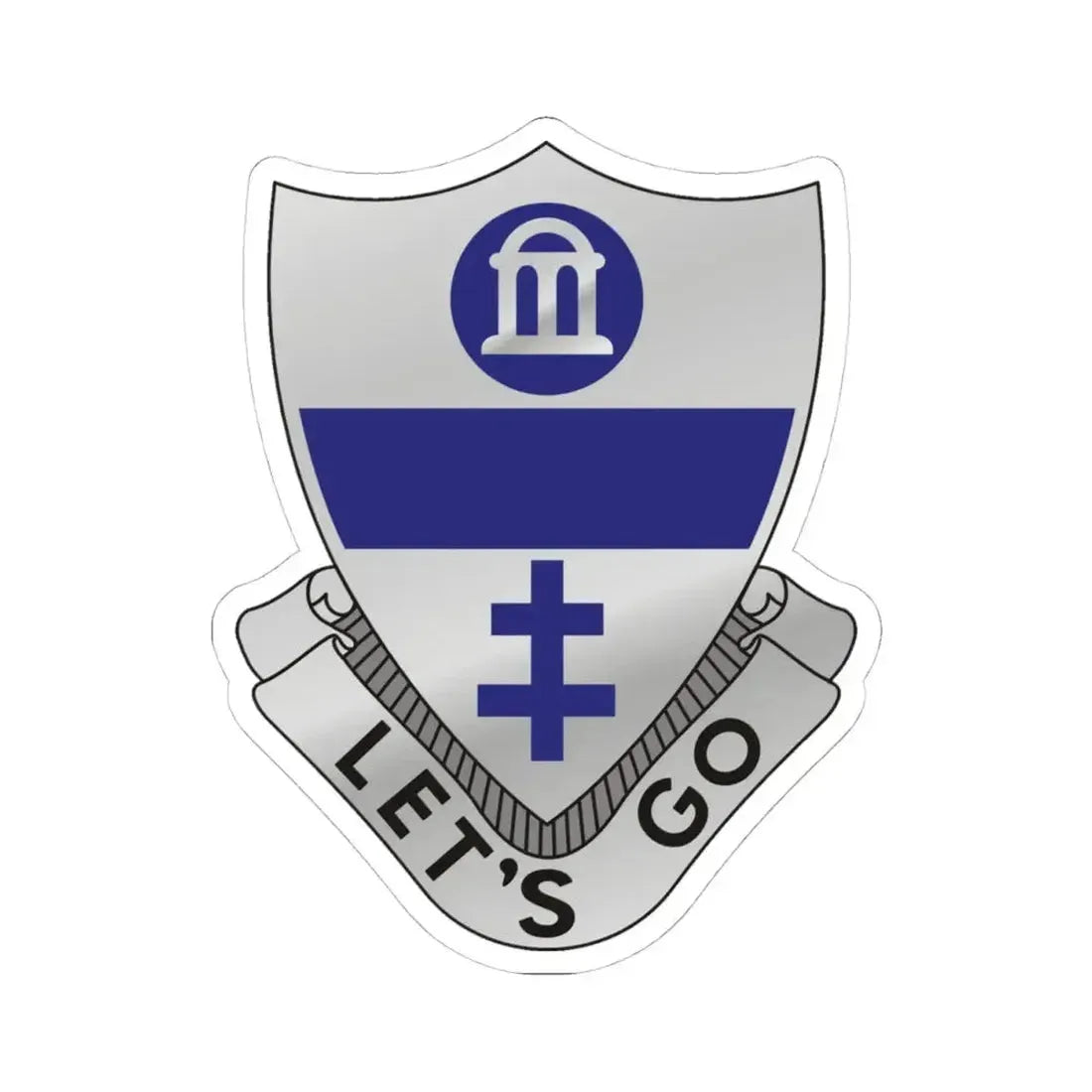 325th Infantry Regiment (U.S. Army) STICKER Vinyl Kiss-Cut Decal 4 Inch White - The Sticker Space