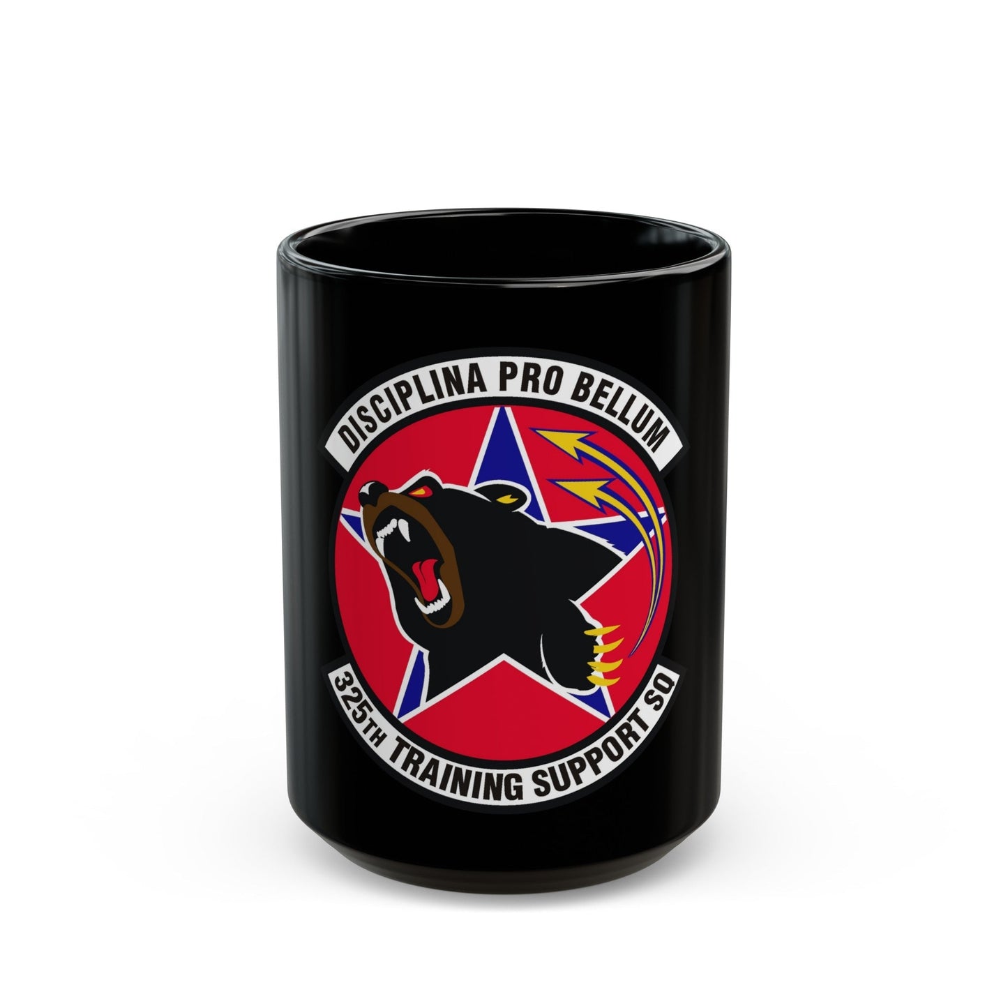 325th Training Support Squadron (U.S. Air Force) Black Coffee Mug-15oz-The Sticker Space