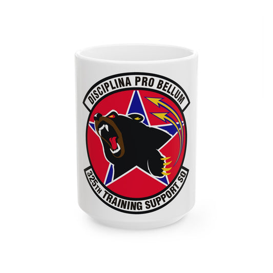 325th Training Support Squadron (U.S. Air Force) White Coffee Mug-15oz-The Sticker Space