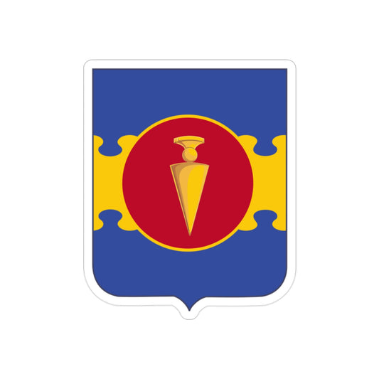 326 Airborne Engineer Battalion 2 (U.S. Army) REVERSE PRINT Transparent STICKER-2" × 2"-The Sticker Space