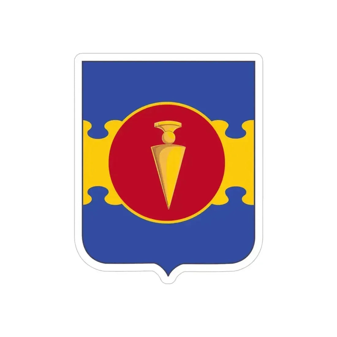 326 Airborne Engineer Battalion 2 (U.S. Army) REVERSE PRINT Transparent Die-Cut STICKER 6 Inch Die-Cut Transparent - The Sticker Space