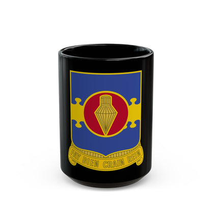 326 Airborne Engineer Battalion (U.S. Army) Black Coffee Mug-15oz-The Sticker Space