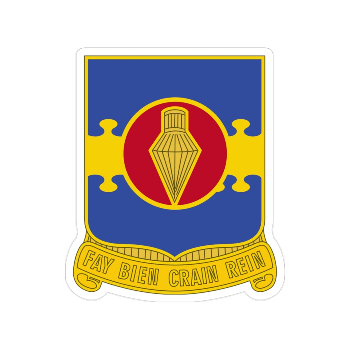 326 Airborne Engineer Battalion (U.S. Army) Transparent STICKER Die-Cut Vinyl Decal-2 Inch-The Sticker Space