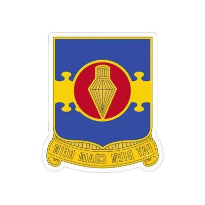 326 Airborne Engineer Battalion (U.S. Army) REVERSE PRINT Transparent Die-Cut STICKER - The Sticker Space