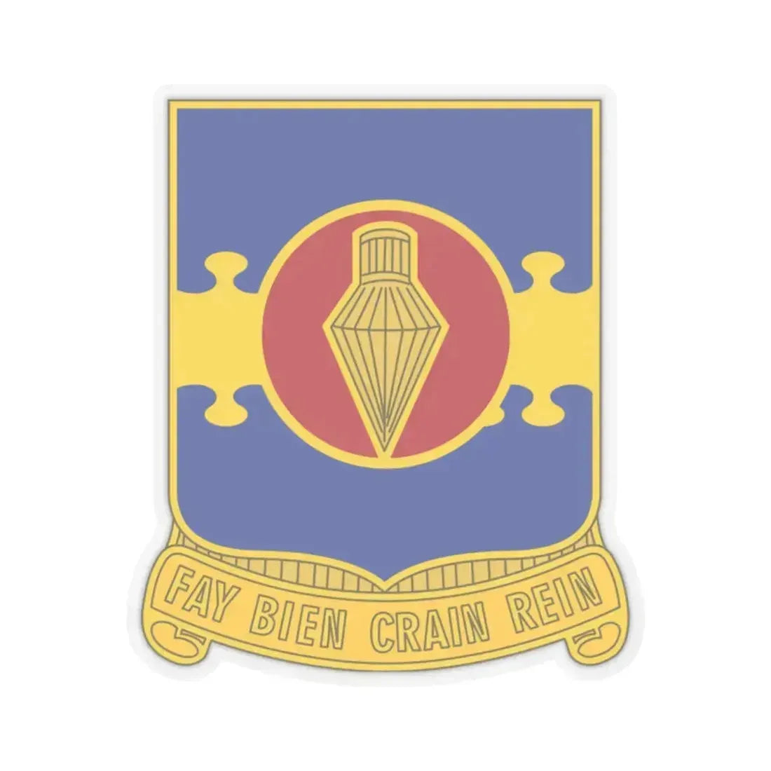 326 Airborne Engineer Battalion (U.S. Army) STICKER Vinyl Kiss-Cut Decal 2 Inch Transparent - The Sticker Space