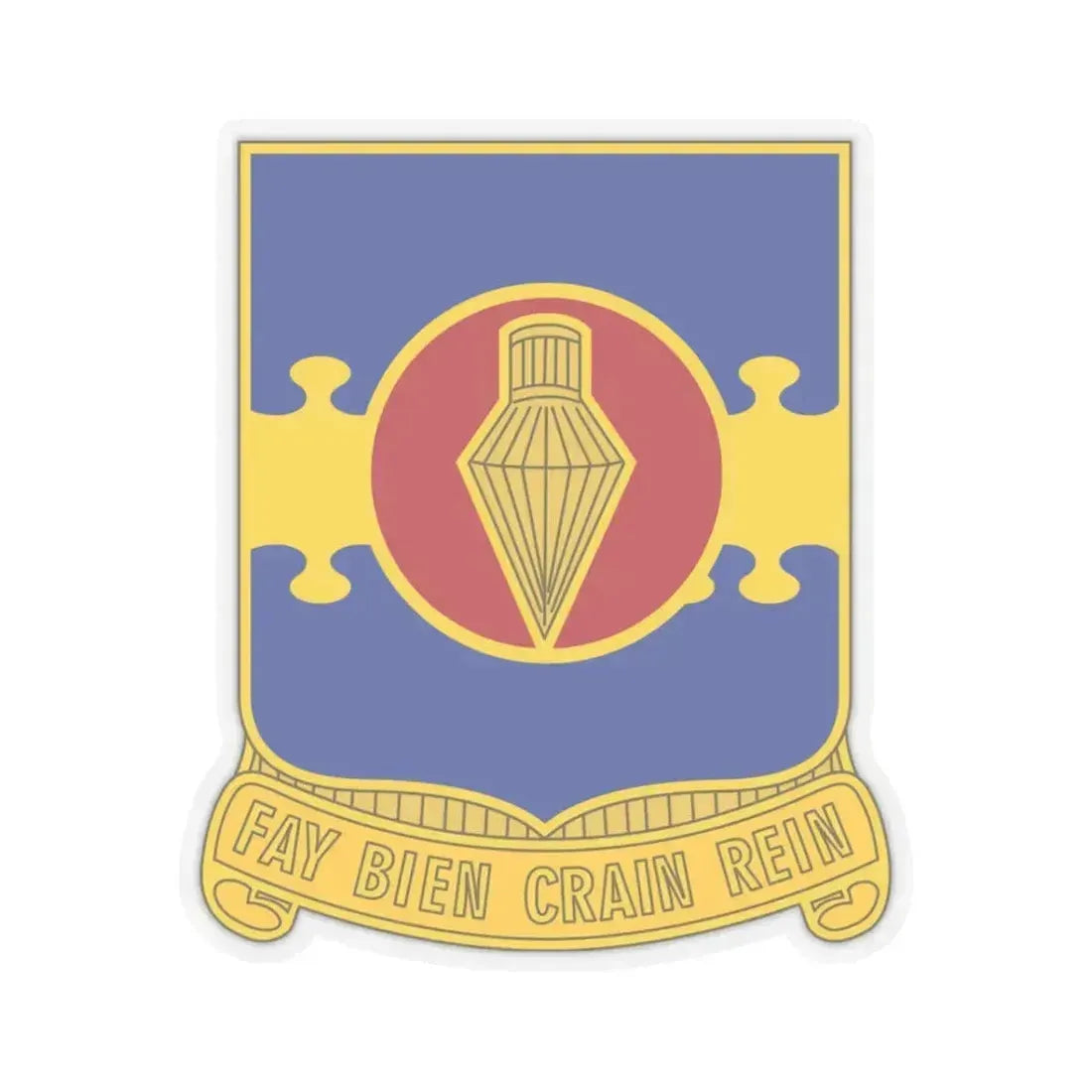 326 Airborne Engineer Battalion (U.S. Army) STICKER Vinyl Kiss-Cut Decal 3 Inch Transparent - The Sticker Space
