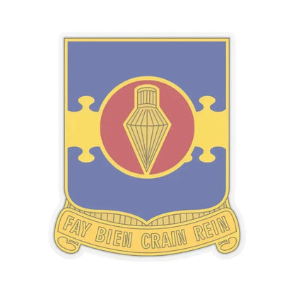 326 Airborne Engineer Battalion (U.S. Army) STICKER Vinyl Kiss-Cut Decal 4 Inch Transparent - The Sticker Space