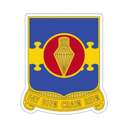 326 Airborne Engineer Battalion (U.S. Army) STICKER Vinyl Kiss-Cut Decal 4 Inch White - The Sticker Space