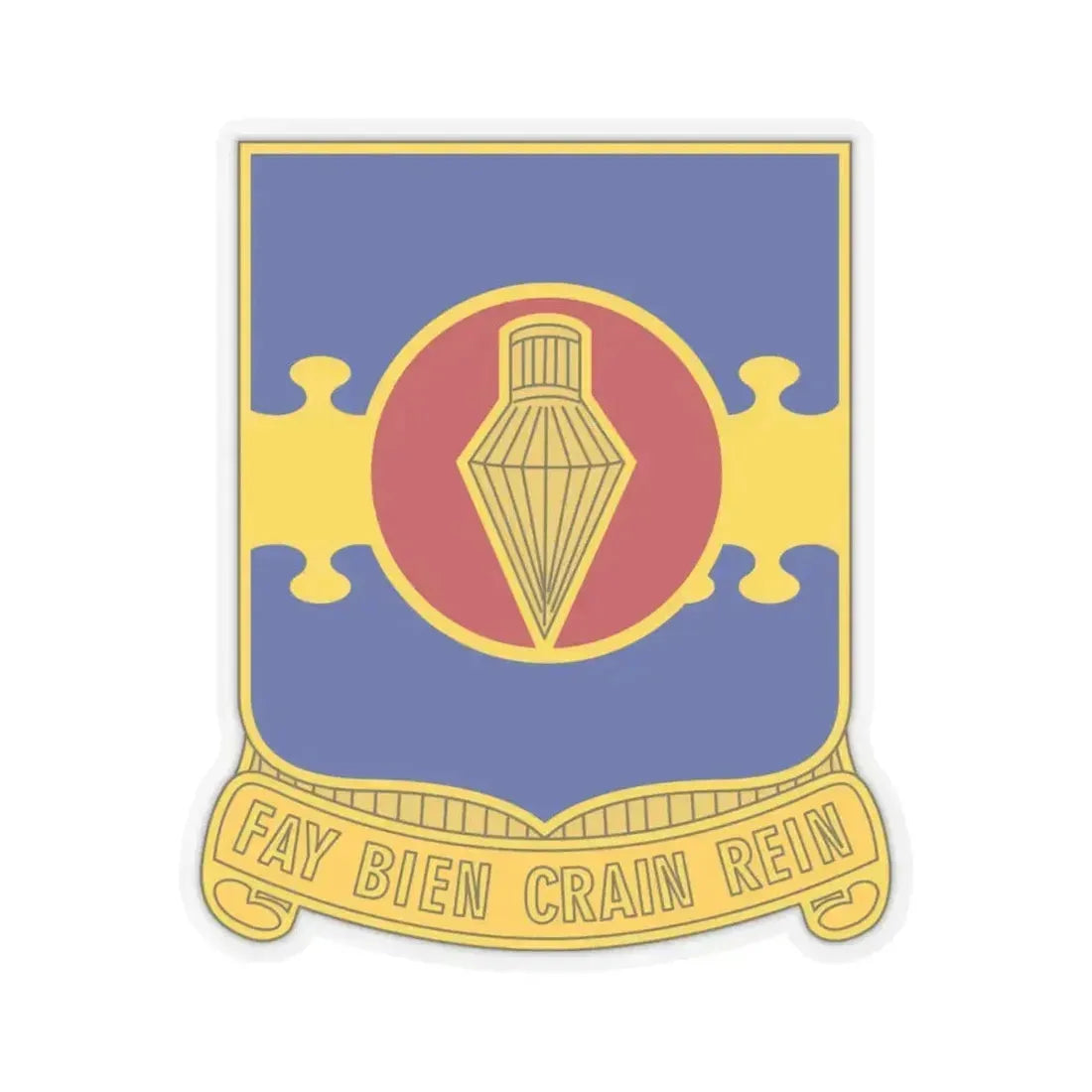 326 Airborne Engineer Battalion (U.S. Army) STICKER Vinyl Kiss-Cut Decal 6 Inch Transparent - The Sticker Space