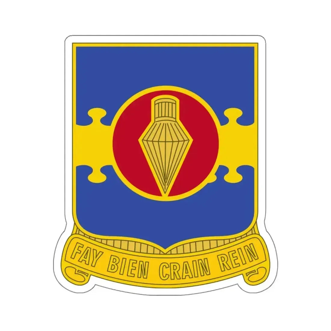 326 Airborne Engineer Battalion (U.S. Army) STICKER Vinyl Kiss-Cut Decal 6 Inch White - The Sticker Space