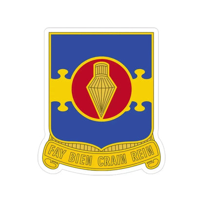 326 Airborne Engineer Battalion (U.S. Army) Transparent STICKER Die-Cut Vinyl Decal 3 Inch - The Sticker Space