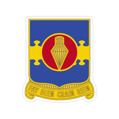 326 Airborne Engineer Battalion (U.S. Army) Transparent STICKER Die-Cut Vinyl Decal 5 Inch - The Sticker Space
