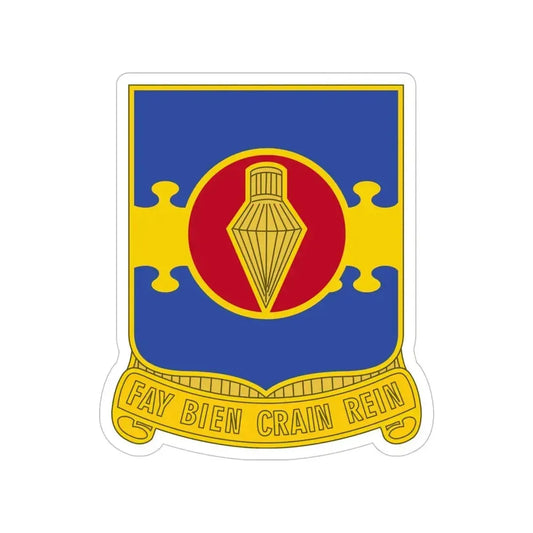 326 Airborne Engineer Battalion (U.S. Army) Transparent STICKER Die-Cut Vinyl Decal 6 Inch - The Sticker Space