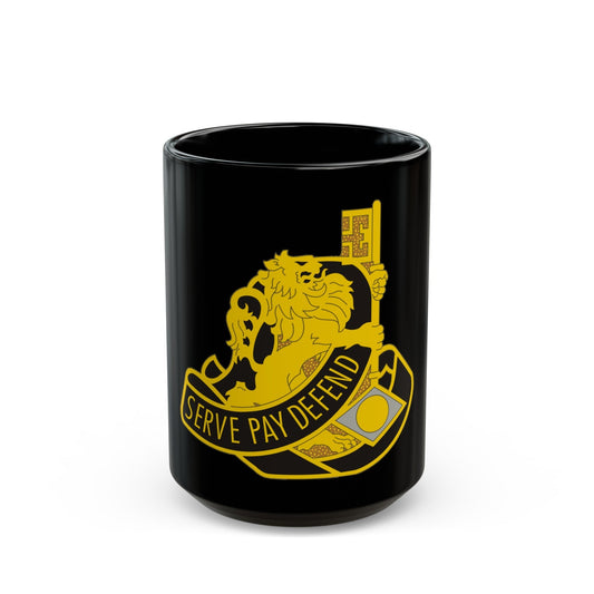 326 Finance Group (U.S. Army) Black Coffee Mug-15oz-The Sticker Space