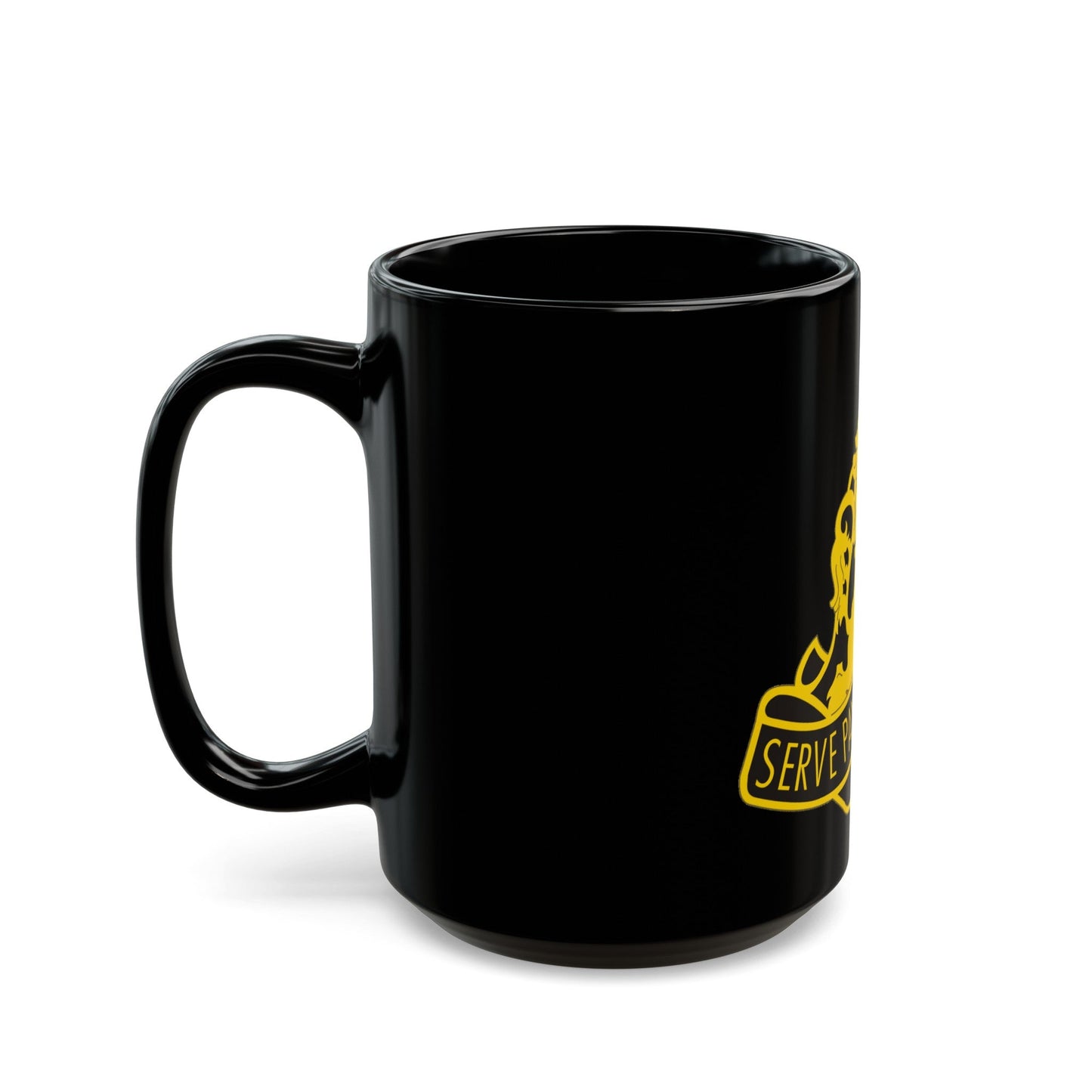 326 Finance Group (U.S. Army) Black Coffee Mug-The Sticker Space