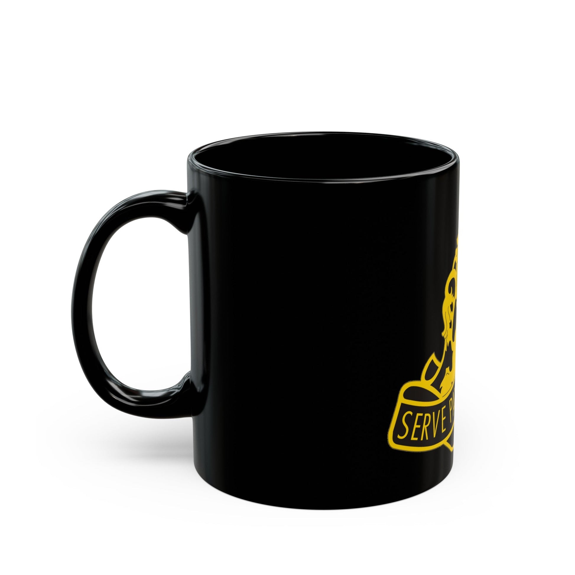 326 Finance Group (U.S. Army) Black Coffee Mug-The Sticker Space