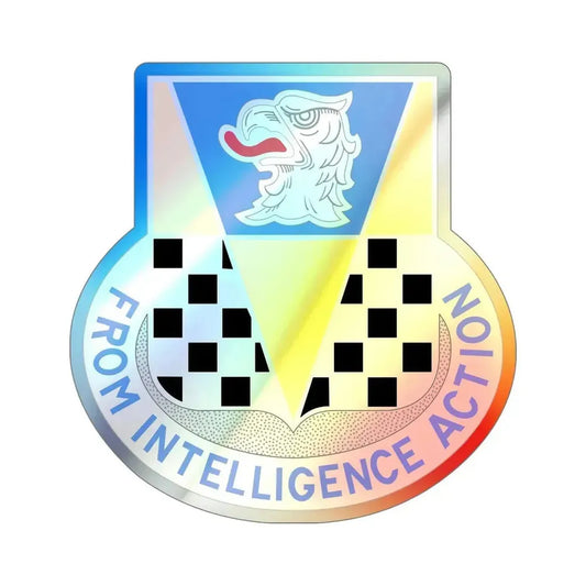 326 Military Intelligence Battalion (U.S. Army) Holographic STICKER Die-Cut Vinyl Decal 6 Inch Holographic - The Sticker Space