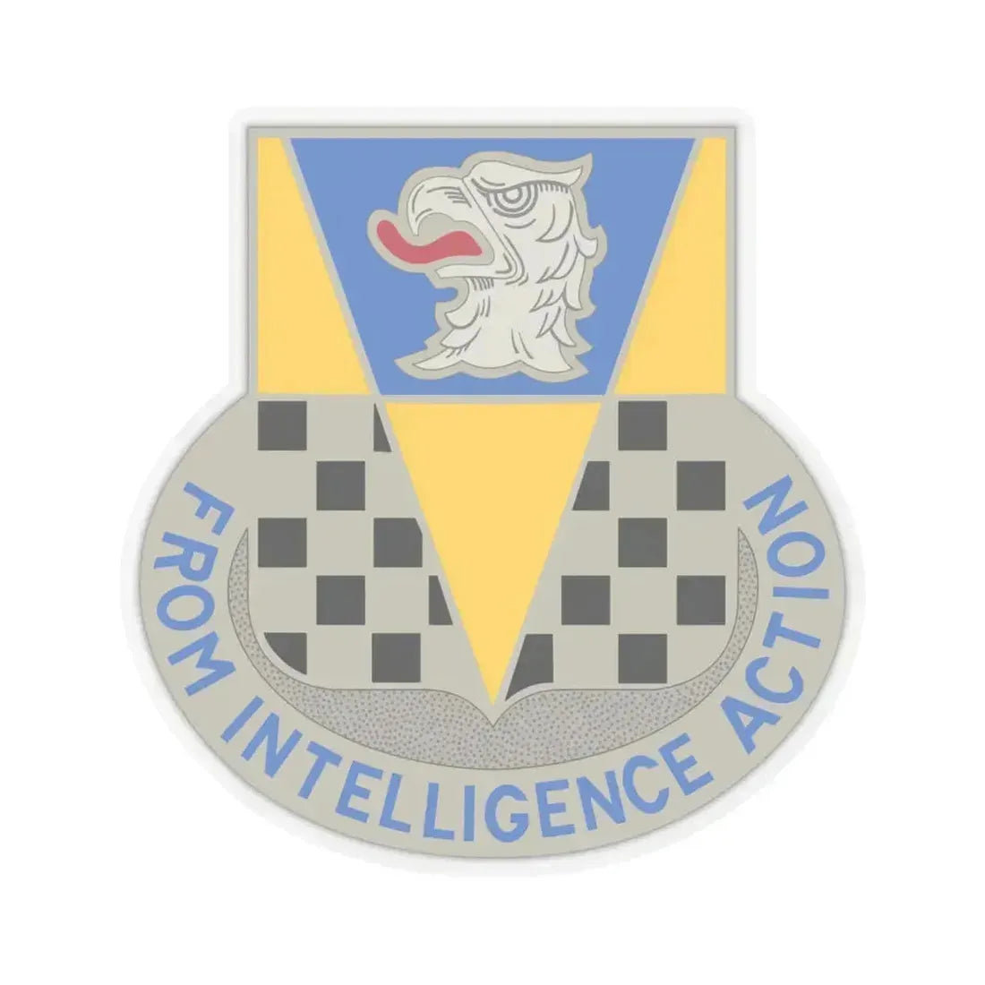 326 Military Intelligence Battalion (U.S. Army) STICKER Vinyl Kiss-Cut Decal 4 Inch Transparent - The Sticker Space