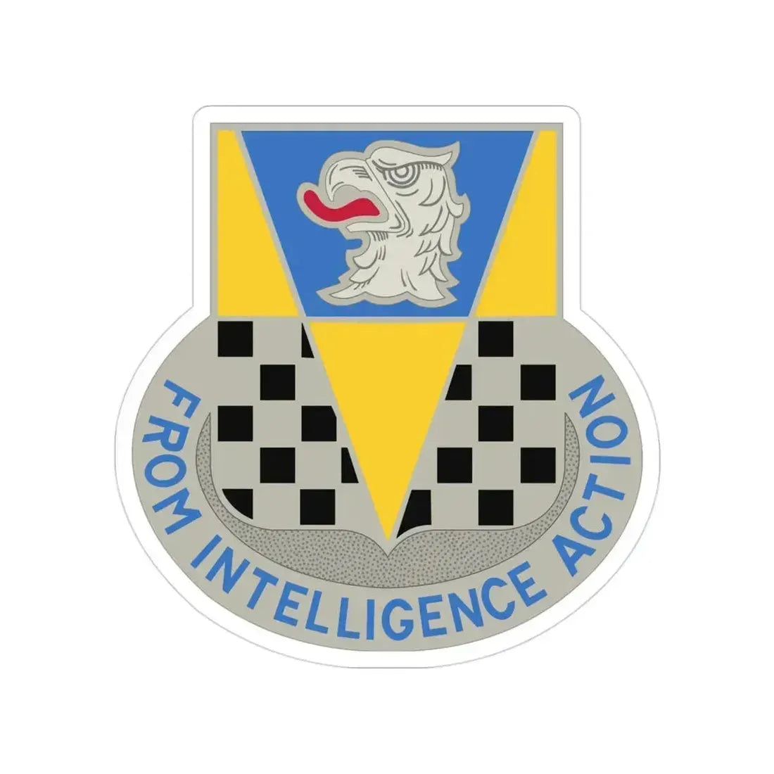 326 Military Intelligence Battalion (U.S. Army) Transparent STICKER Die-Cut Vinyl Decal 3 Inch - The Sticker Space
