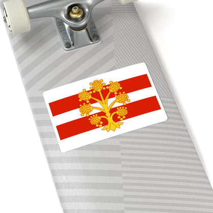 Flag of Westmorland (England) STICKER Vinyl Kiss-Cut Decal