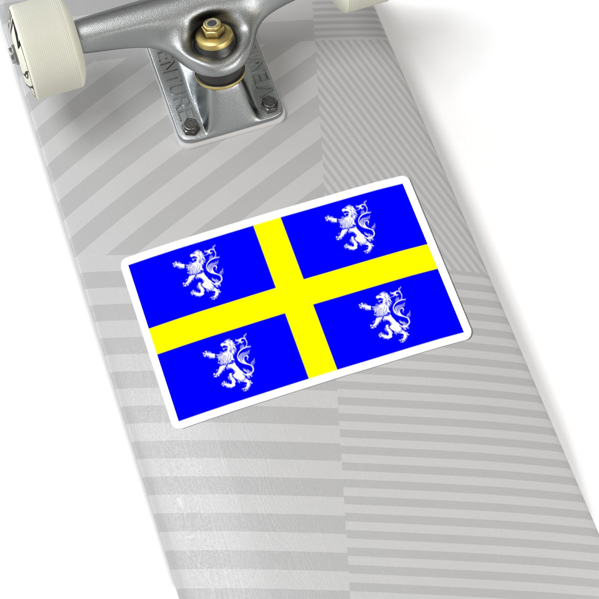 Flag of the Diocese of Durham (England) STICKER Vinyl Kiss-Cut Decal